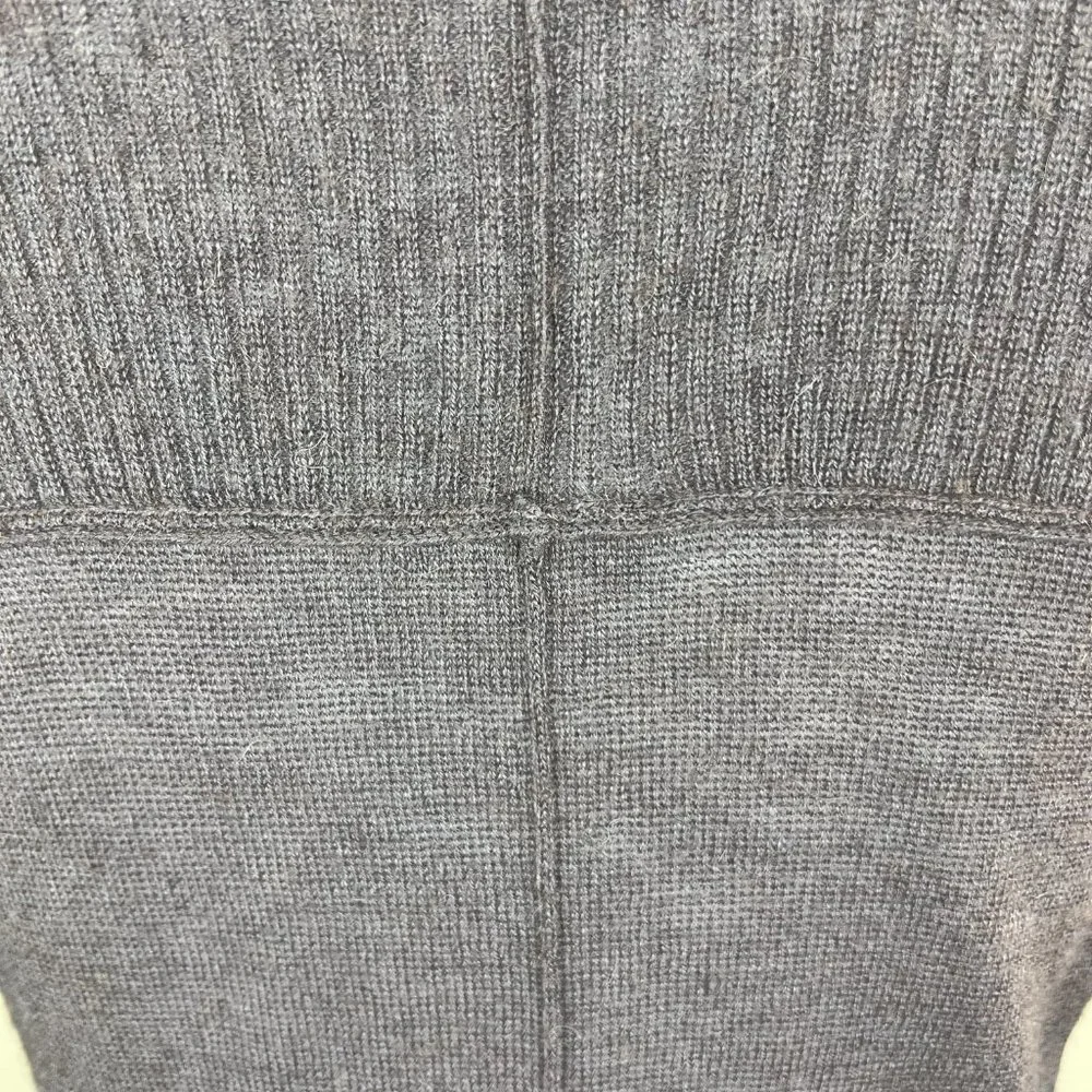 My Tribe Tunic Sweater Womens Small Gray Alpaca Wool Asymmetrical Long‎ Sleeve
